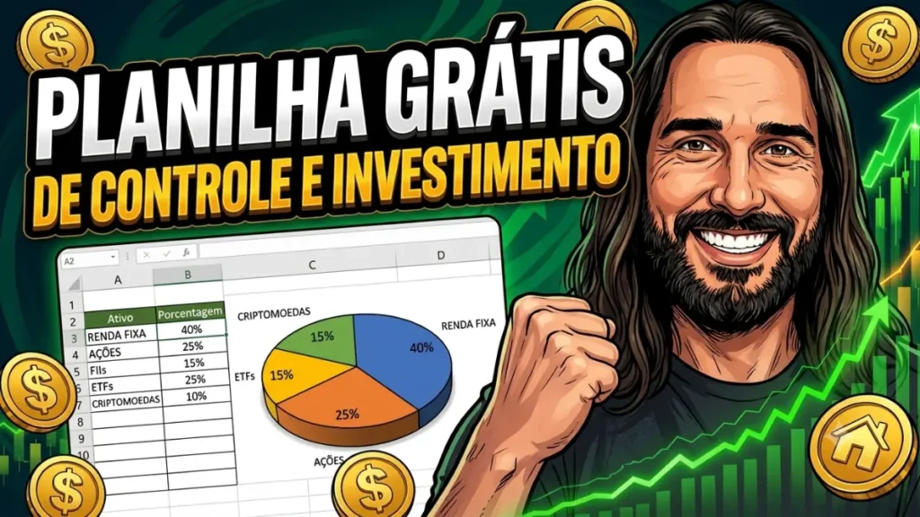 Planilha de Controle Financeiro de Graça!