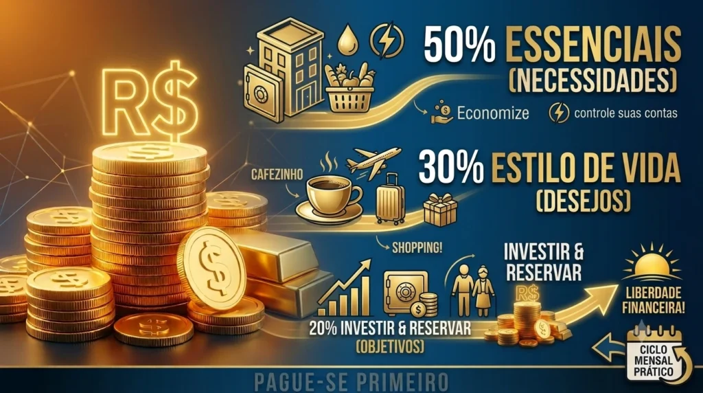 Organizar o Salário é essencial para poder investir todo mês